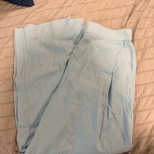 Madewell Blue linen pants